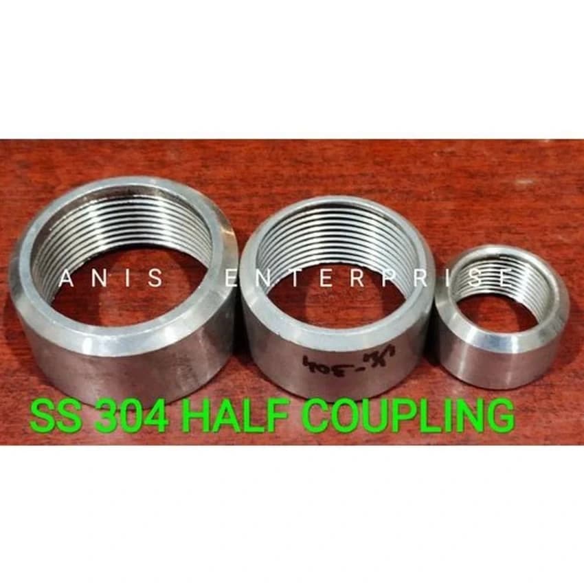 SS 304 Barstock Half Coupling, Stainless Steel