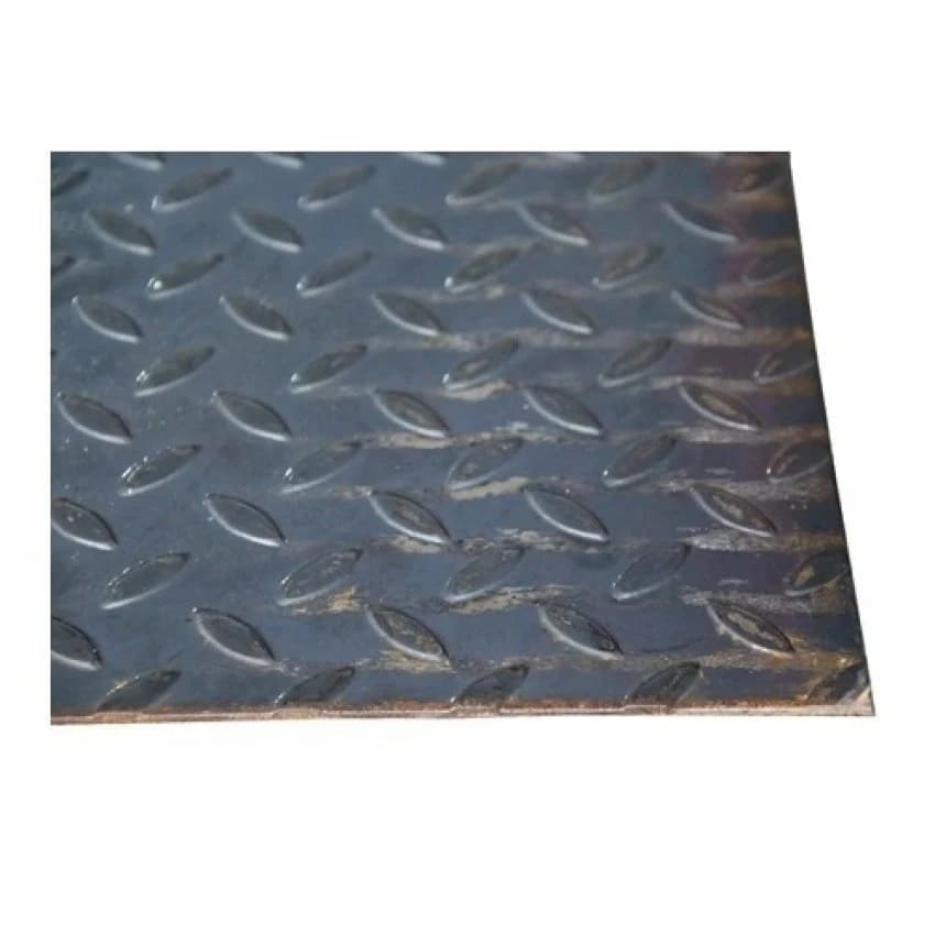 Mildsteel Polished Mild Steel Chequered Plates, 3-8 mm