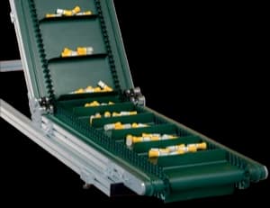 Mild Steel and Stainless Steel New Cleated Belt Conveyor for Rice, Grain, Belt Material: PVC