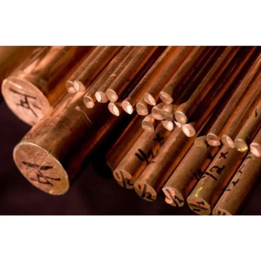 Round Electrolytic Copper Rod 99.9, For Industrial, Diameter: 10 mm