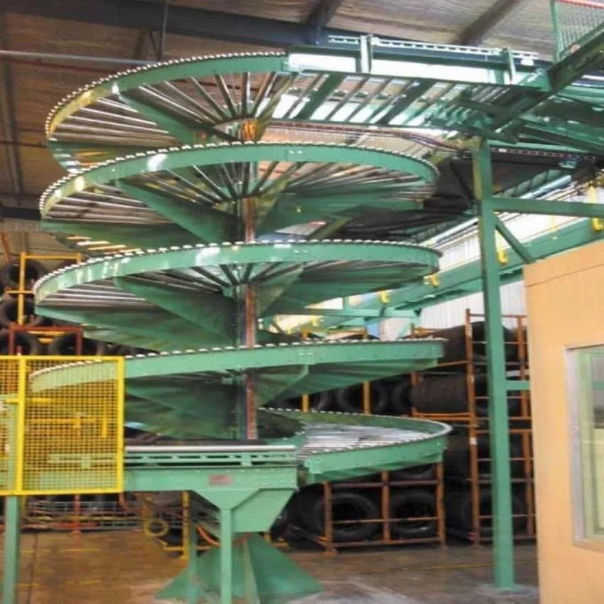 Electric vertical gravity roller Conveyor, 240 V, 50 kg Per Meter