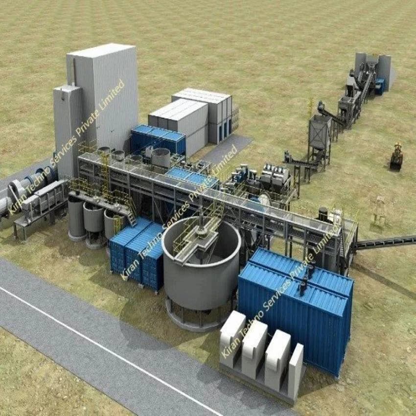 Automatic Mild Steel GRAPHITE PROCESSING PLANT, For Construction