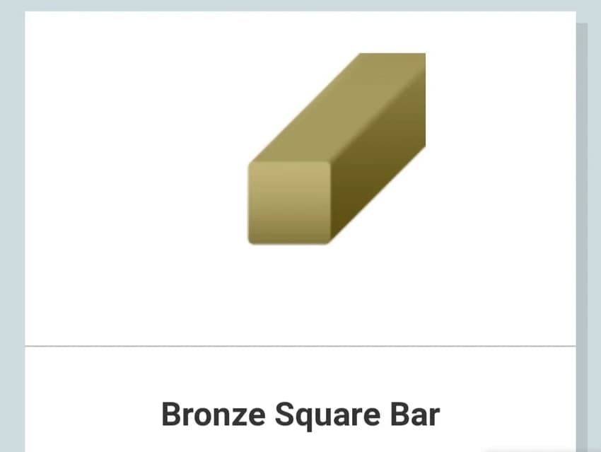 Bronze Square Bars, Size: 20 mm