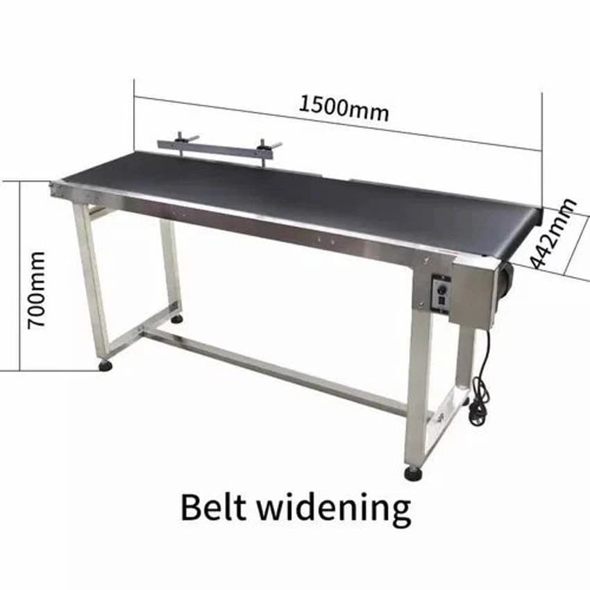 Stainless Steel Inkjet Printer Conveyor Belt 12", Capacity: 1-50 kg per feet, Load Capacity: Upto 200 kg