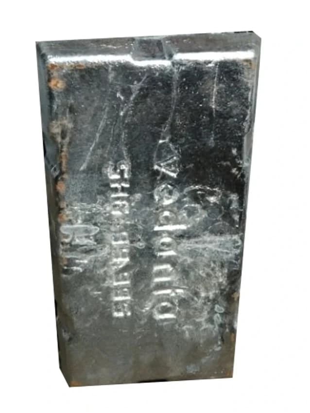 99.995 % Zinc Ingot Bar