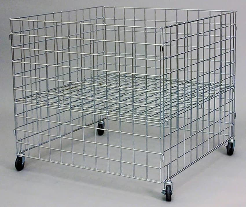 Shiny Finish Steel Dump Bin, For Household