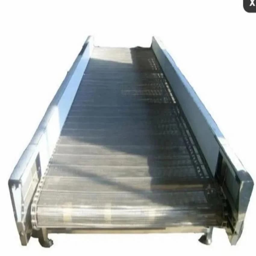 Transmax Electric Wire Mesh Conveyor, Material Handling Capacity: 50-100 Kg Per Feet