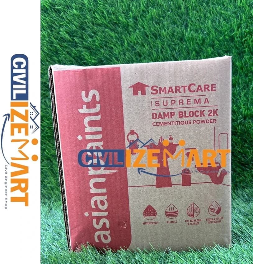 Asian Paints SmartCare Damp Block 2k - Prime 2k Waterproof Coating, Packaging Size: 15 kg