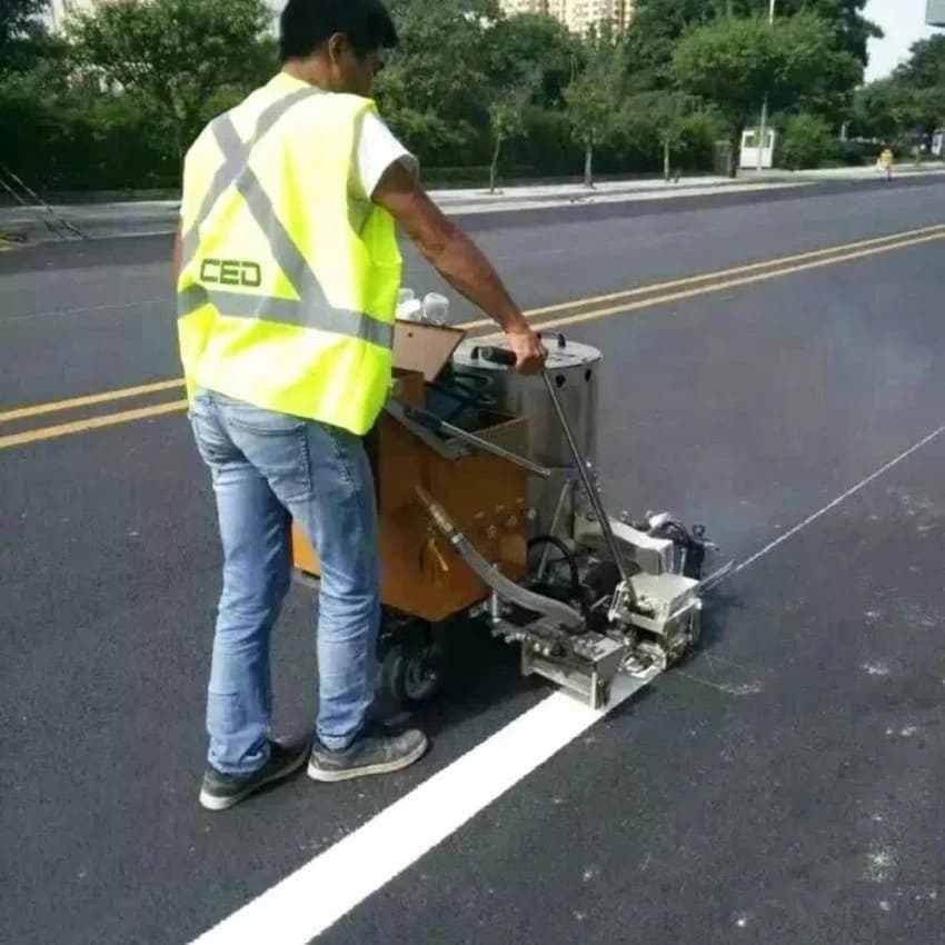 Thermoplastic Paint Road Marking Service