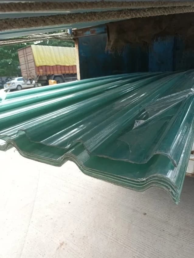 FRP Roofing Sheet, Galvanised, 6 mm