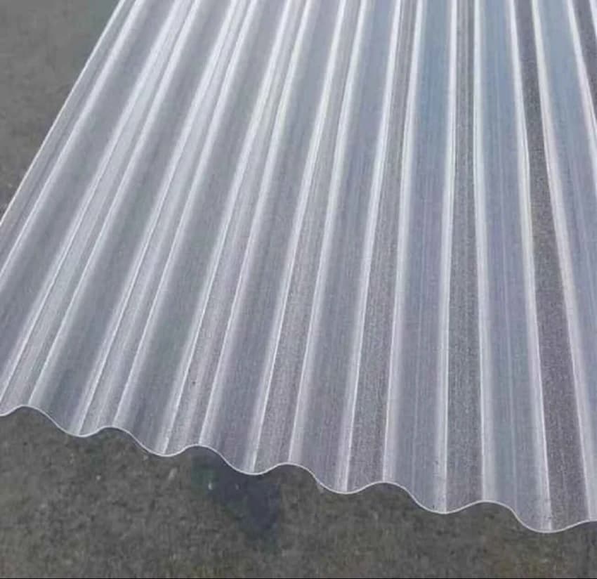 White Transparent FRP Roofing Sheet