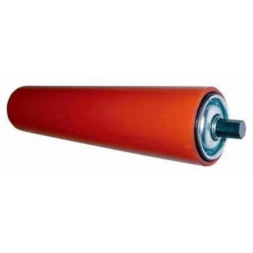 Wetting With Rubber Green Polyurethane Conveyor Roller, Roller Length: 100-200 mm, 55-90 Shore A