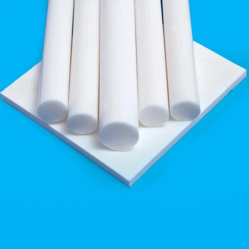 White Ptfe Rod Price, 1000 mm, 25 mm