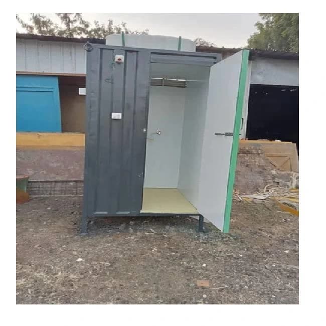 Mobile Toilet With Bio Digester