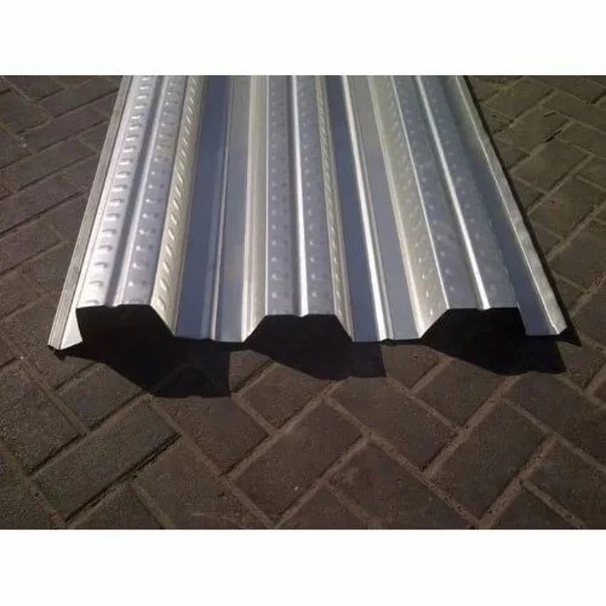 Galvanised Galvanized Iron Decking Sheet, Coating Thickness: 120 Gsm
