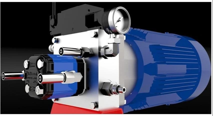 Hydraulic Demand Flow System - Inline Digital Control (200 LPM, 1 Inch Port, 350 Bar Max Pressure) with Lockable Knob