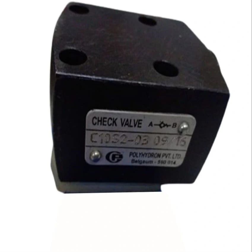 10 Bar Mild Steel Industrial Hydraulic Check Valve, 85 Degree Celsius, Valve Size: 4 X 5inch