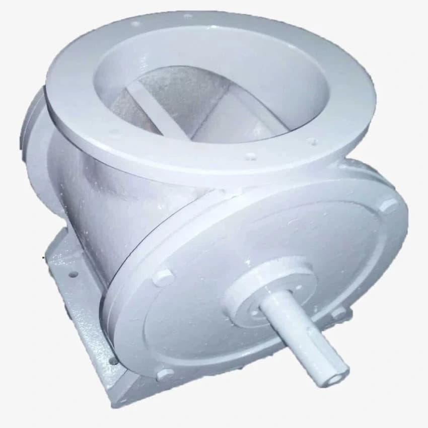 Mild Steel Rotary Air Lock Machine, Size: 112x110x109 Inch (lxwxh), Valve Size: 90mm