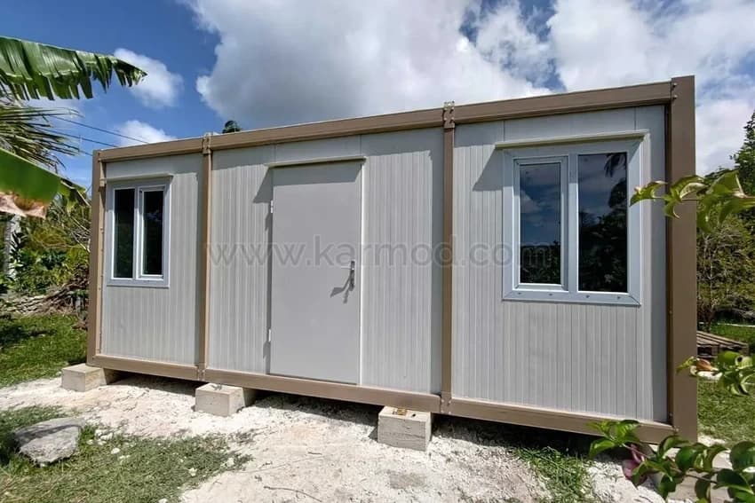 2 Room Container Home (20x10) with Glass Wool Panel
