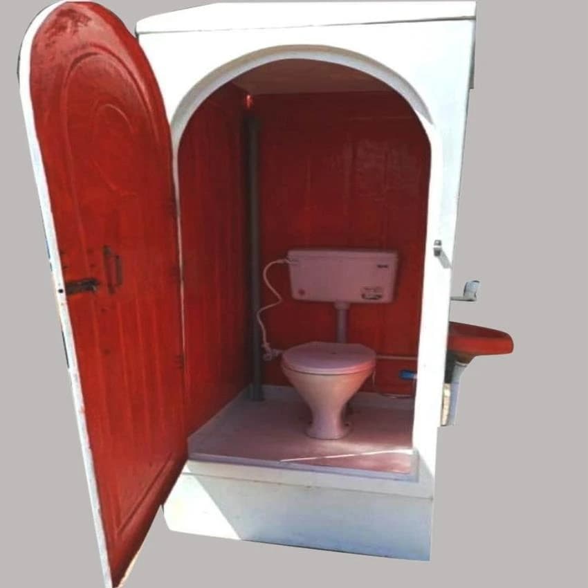 FRP Portable Toilet Cabin, For Industrial, No. Of Compartments: 1