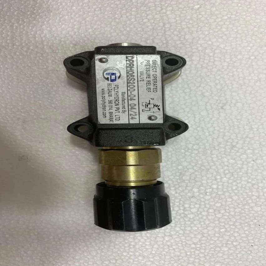 Radial Piston Pumps Mild Steel Polyhydron DPRH06S200-04 Pressure Relief Valve, For Industrial