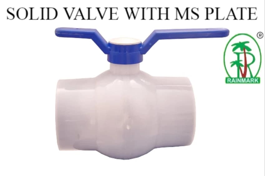 Plastic Solid Ball Valve