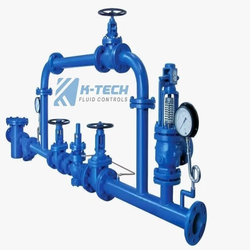 Air Carbon steel Pressure Reducing Station, For Heat Transfer