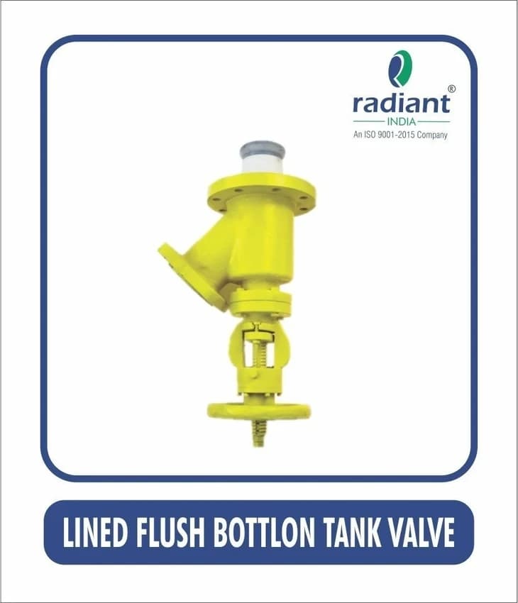 Sgi PTFE Lined Flush Bottom Tank Valve