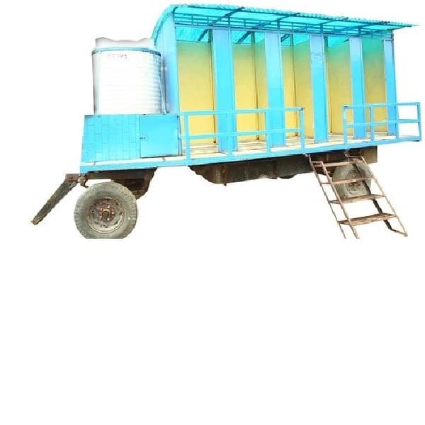 Mild Steel Mobile Toilet