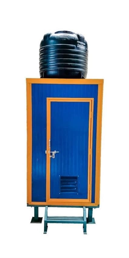 Rectangular PUF Modular Toilet