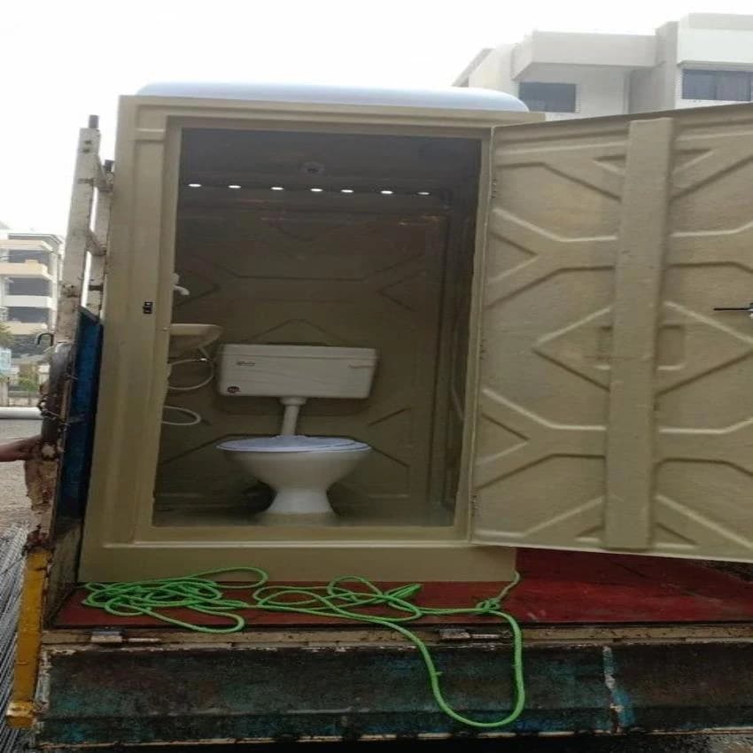 Portable Modular Toilet, 3 x 3 x 7 Feet