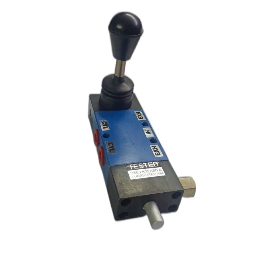 Mild Steel(body) 150 Bar Hand Lever Operated Valve, For Air