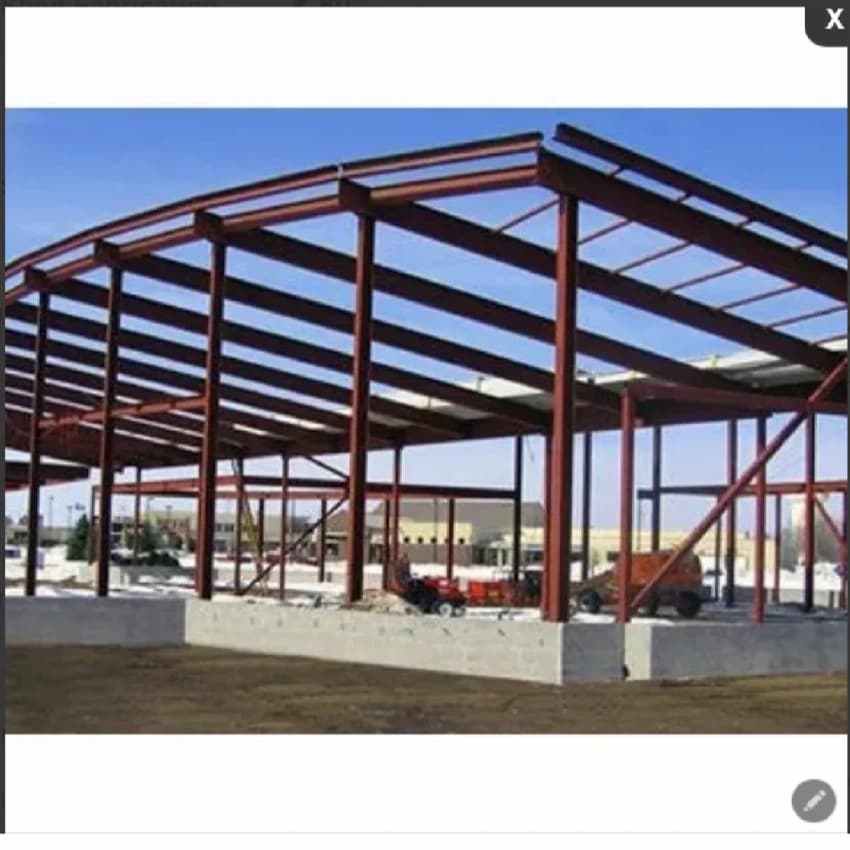 Fabricated MS Industrial Shed Fabrication Service