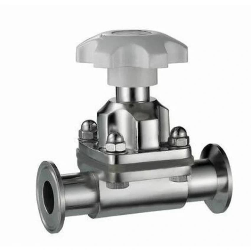 SS Diaphragm Valve, Valve Size: 4.5 Inch