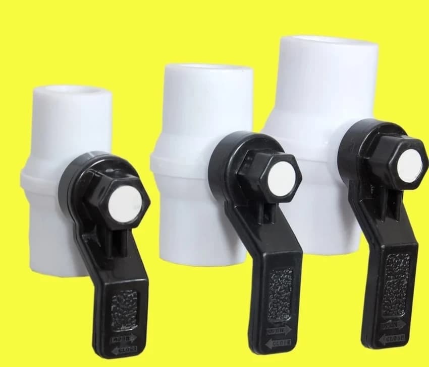 White UPVC Ball Valve
