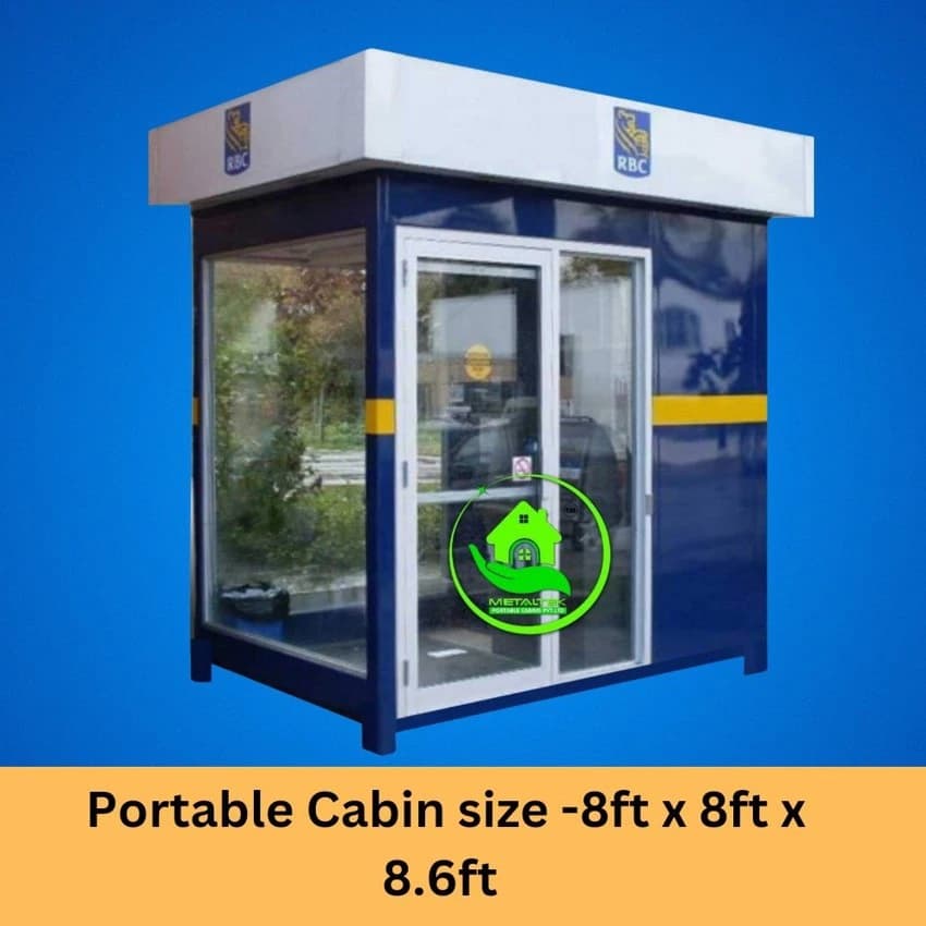 Portable Square ATM Cabin