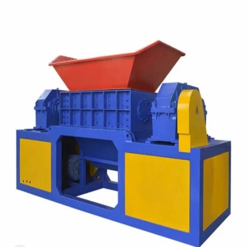 Car Engine Double Shaft Metal Shredder Machine, Capacity: 2000 kg/hr