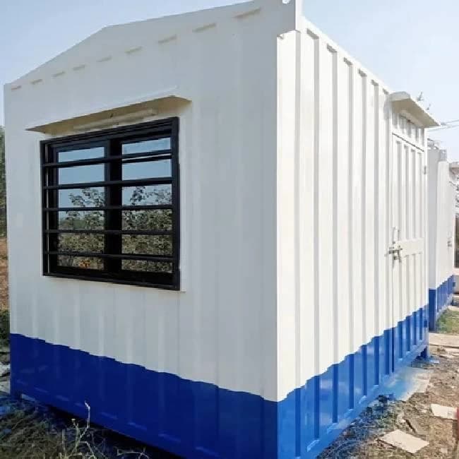 GI Prefabricated Portable Toll Booth Cabin