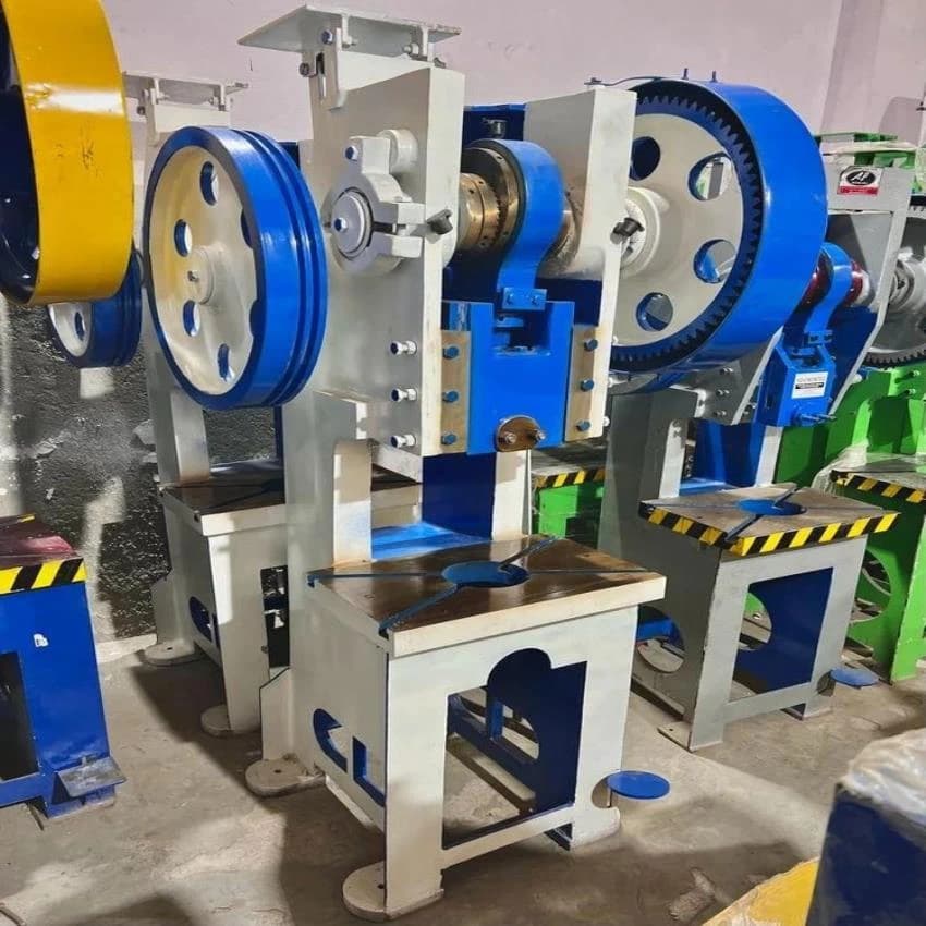 Mechanical Semi Auto Steel 10 TON C Type Power Press