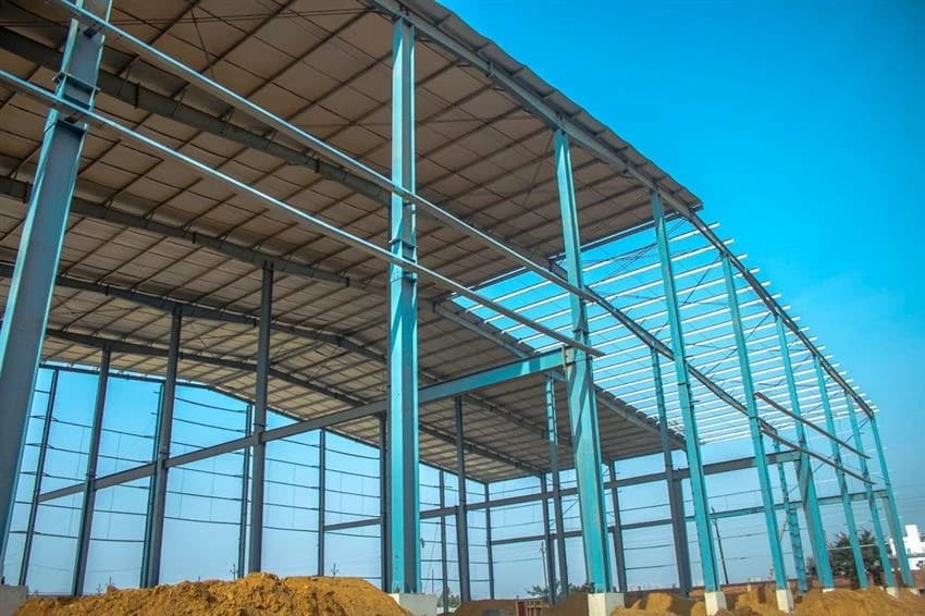 Mild Steel Prefabricated Factory Shed