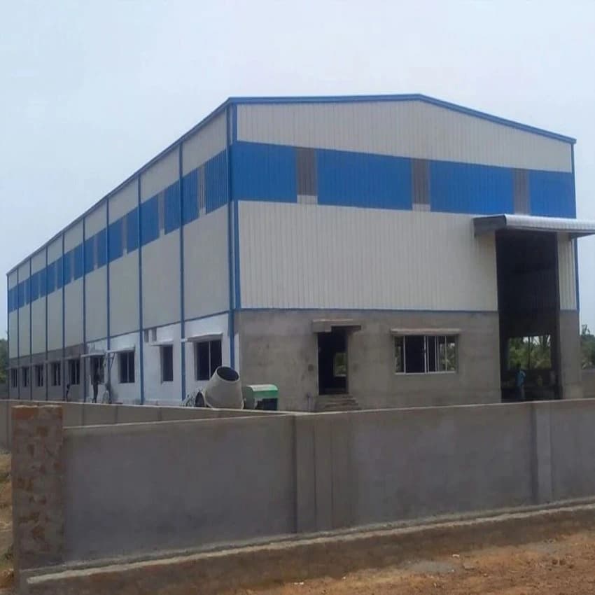 Mild Steel Prefabricated Factory Shed