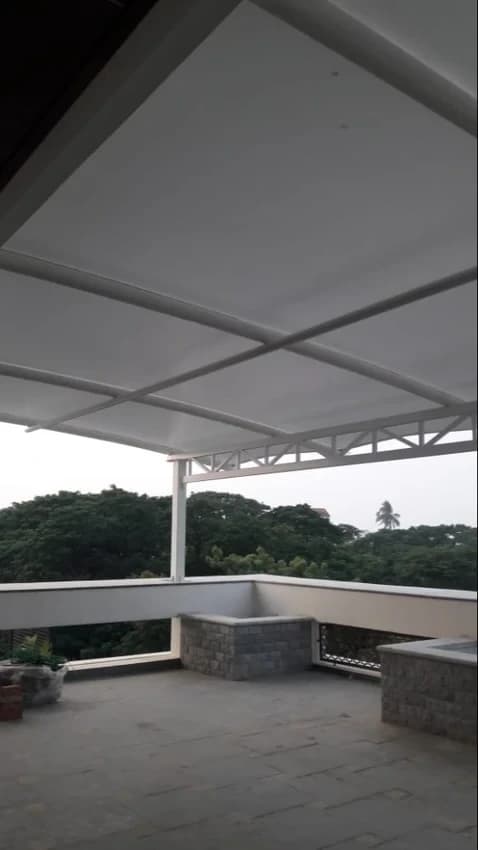 Steel / Stainless Steel 1 Abi Decor Roof Top Tensile Structure