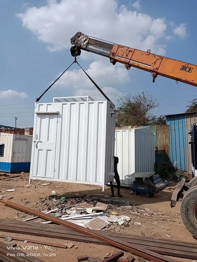 Prefabricated Toilet Cabin, For Office