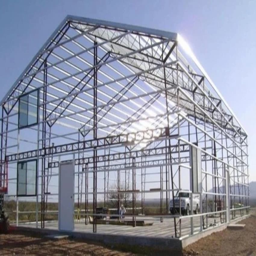 Hot Rolled Hot Dip Galvanized or Painted MS Prefabricated Building
