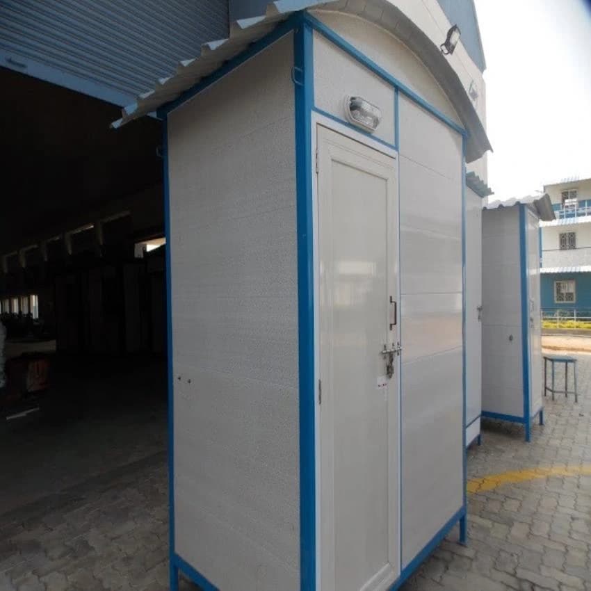 Steel PVC Panel Executive Toilet Cabin