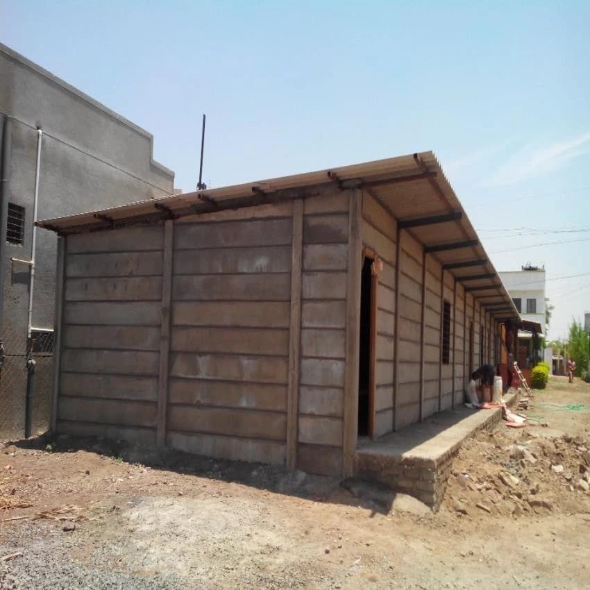 Panel Build RCC Labour Quarter, For House
