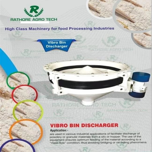 Automatic Powder Coated Vibro Bin Discharger, 5 Hp, Three Phase