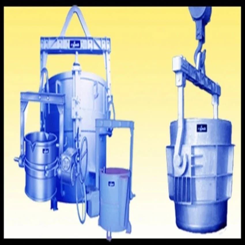 Movable Foundry Ladles, For Metal Pouring