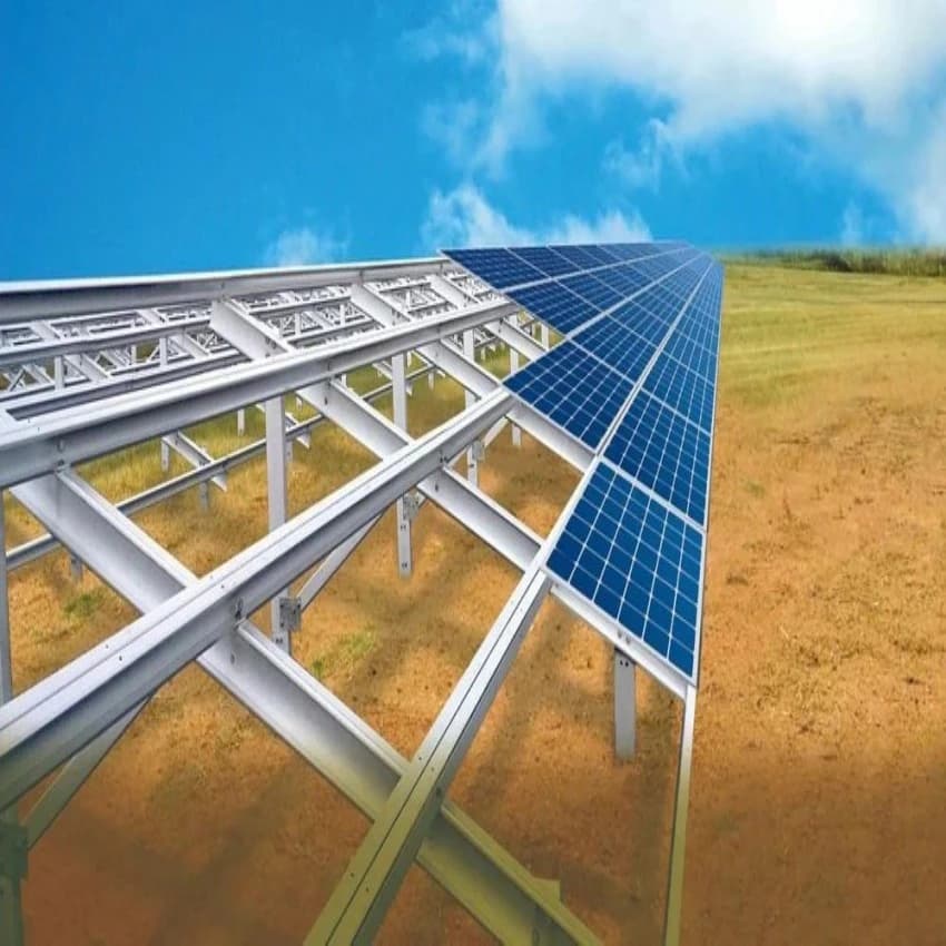 Modular 2mm Solar Panel Mounting Structure
