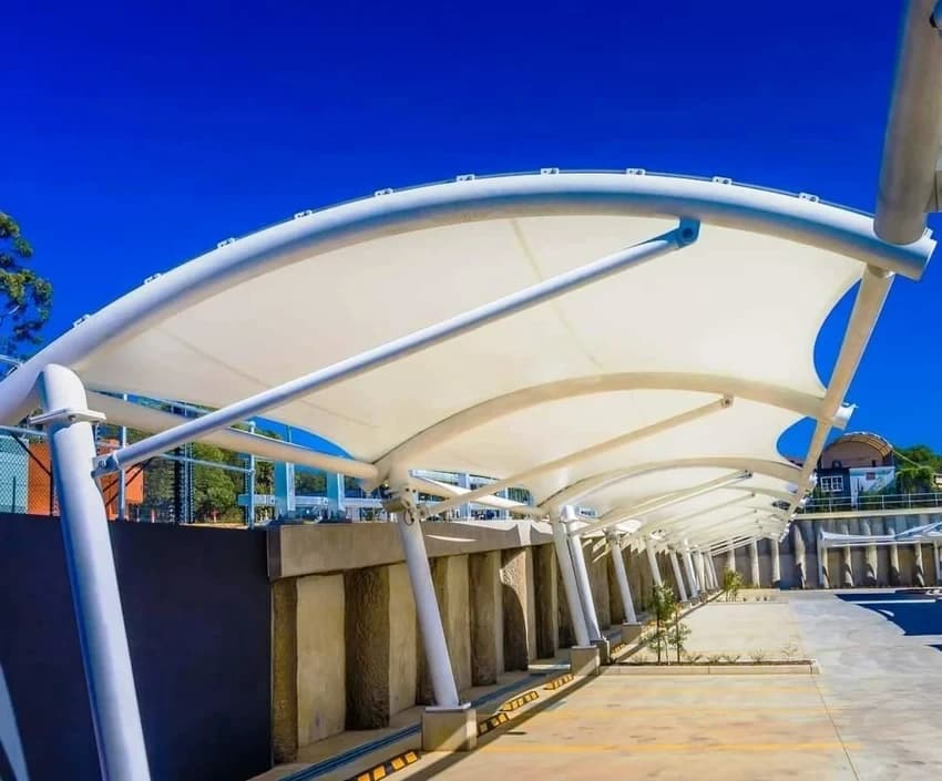 Prefab PVC Swimming Pool Tensile Roofing Cover